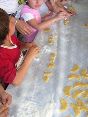 Laboratorio biscotti - Decorazione e forme